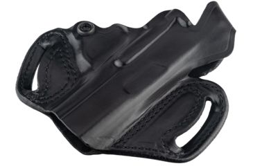 Image of DeSantis Thumb Break Mini Slide Holster - Right, Black 085BA85Z0 - COLT GOVT MOD .45, GOLD CUP, OFFICER, COMMANDER, 1911