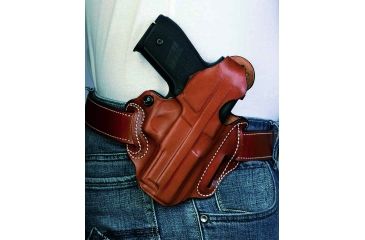 Image of DeSantis Thumb Break Scabbard Belt Holster for Sig Sauer P250 Compact, Black, Right Hand 001BA7HZ0