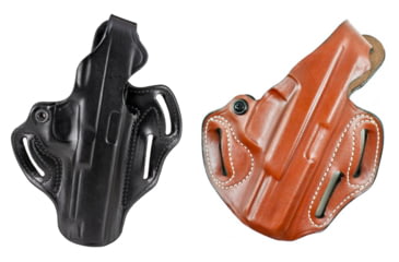 Image of DeSantis Thumb Break Scabbard Belt Holster, Black, Tan