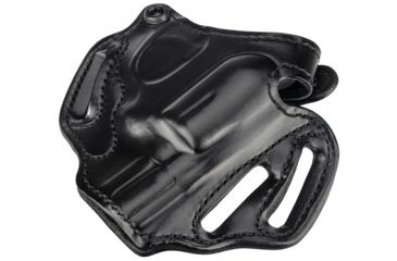 Image of DeSantis Thumb Break Scabbard Holster - Right, Black, Lined, Plain, 3 Slot 001BCS1Z0 - FITS S&amp;W J 332, 340, 342, 432PD, 442, 640, 640-1, 642, M&amp;P 340 2in.-2 1/4in.