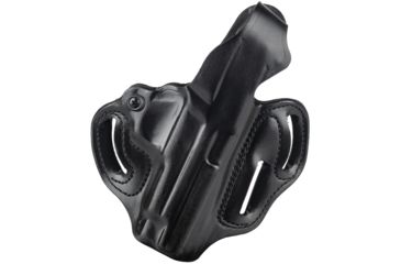 Image of DeSantis Thumb Break Scabbard Holster - Right, Black, Unlined, Plain, 3 Slot 001BA80Z0 - FITS SIG P220, P226