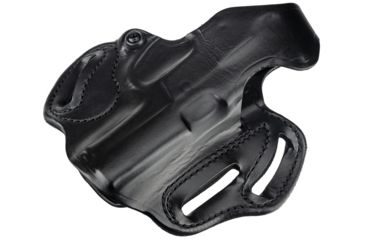 Image of DeSantis Thumb Break Scabbard Holster - Right, Black, Unlined, Plain, 3 Slot 001BA82Z0 - FITS S&amp;W 469, 669, 69-04, 69-06 39-13, 39-14, 69-24, 69-26, 69-29, 39-13TSW