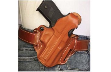 Image of DeSantis Thumb Break Scabbard Holster - Right Hand, Tan, Lined, Plain 001TC27Z0 - FITS S&amp;W SD9