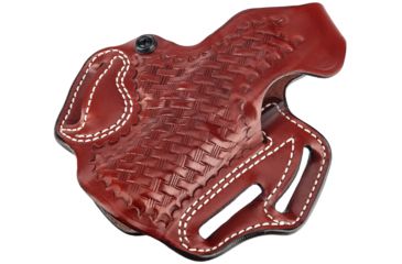 Image of DeSantis Thumb Break Scabbard Holster - Right, Tan, Unlined, Basketweave, 3 Slot 001TE82Z0 - FITS S&amp;W 69-06, 69-04, 69-24, 69-26, 69-29, 469, 669, 39-13, 39-14, 39-13TSW