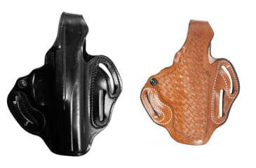 Image of DeSantis Thumb Break Scabbard Holsters, Style 001 - Smith &amp; Wesson, Black, Tan