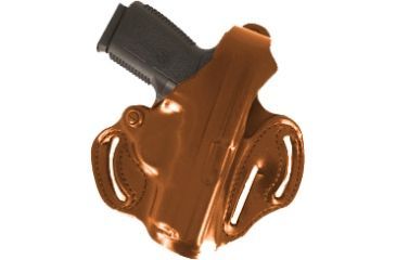 Image of Desantis Thumb Break Scabbard Holster for Kahr Pm45 - Lined Tan, Right Hand - 001TCV8Z0