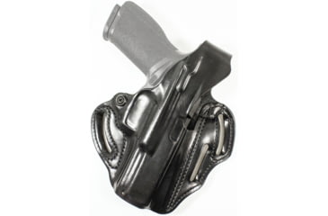Image of DeSantis Thumb Break Scabbard OWB Belt Holsters, Springfield Echelon w/ Or w/out Red Dot, Right Hand, Black, 001BA0XZ0