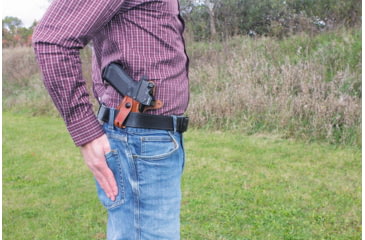 Image of DeSantis Triple Agent Holster, Left, Tan, P365 Xl w/Romeo Zero, P365X W/, Romeo Zero, Sig Sa, 199TB8JK0