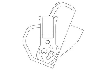 Image of DeSantis Tuck-This II Holster - Right, Black M24BJD6Z0