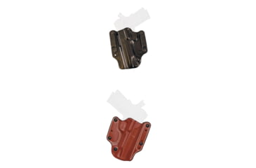 Image of DeSantis Variable 13 OWB Leather Holster, Black, Tan