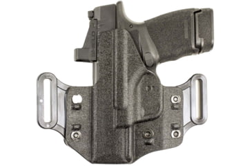 Image of DeSantis Veiled Partner OWB Kydex Holster, S&amp;W M&amp;P Shield 9/40, S&amp;W M&amp;P Shield M2.0 9/40, Left Hand, Kydex, Black, 195KBX7Z0