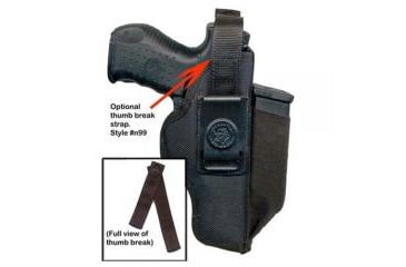 Image of DeSantis Velcro Strap w/ Reinforcement for Style N92-D6, E1, LA, LS, SR, 77, 88, Black, C92BJG2Z0