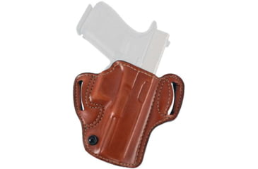 Image of DeSantis Viper 2.0 OWB Leather Holster, SIG P365, P365 SAS, Left Hand, Plain, Tan, 175TD8JZ0