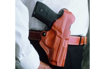 Image of Desantis Viper Paddle Holster for S&amp;W 10-76, 10-86, Right Hand, Tan 065TAGSZ0