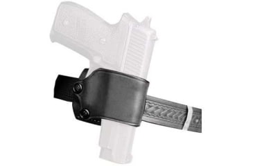 Image of DeSantis Yaqui Slide Leather Belt Holster, Fits Most Double Action Autos, Left Hand, Plain, Black, 023BBDAZ0