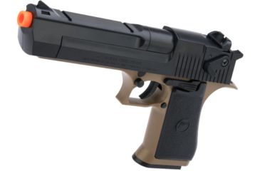 Image of Desert Eagle Licensed .50 Action Express Spring Airsoft Full Size Pistol w/ 190rd Hi-cap Magazine, Desert Tan, Small, 90113