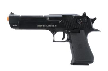 Image of Desert Eagle Magnum Research Licensed CO2 Gas Blowback Airsoft Pistol, Semi/Full, Auto, Metal by KWC, Black, Medium, 90505C / 090505