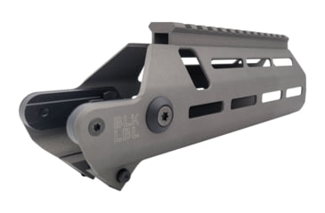 Image of Desert Tech MDRX BLK LBL ALX 16 Handguard, no bipod, Tungsten, ACC0284-T