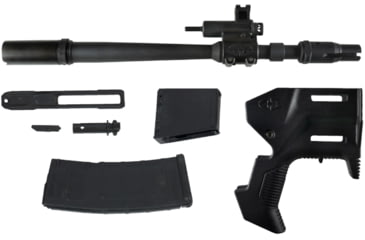 Image of Desert Tech MICRON Side Eject Caliber Conversion Kit, w/ Bolt, 11.5in 5.56x45mm NATO/ .223 Remington Barrel, 30 Round Magazine, Black, MDR-CK-B1130-SE-B