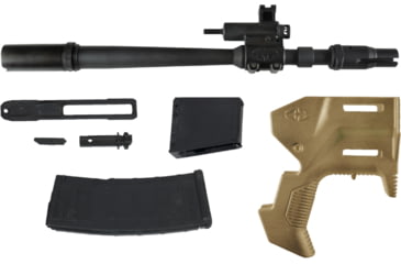 Image of USED Desert Tech MICRON Side Eject Caliber Conversion Kit, w/ Bolt, 11.5in 5.56x45mm NATO/ .223 Remington Barrel, 10 Round Magazine, Flat Dark Earth, MDR-CK-B1130-SE-F-10RD, EDEMO1, Condition Fair, Scratches