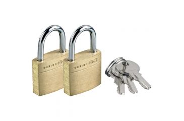 Image of Design Go Case Padlock Solid Brass 2pk 171