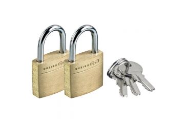 Image of Design Go Case Padlock Solid Brass 2pk 171