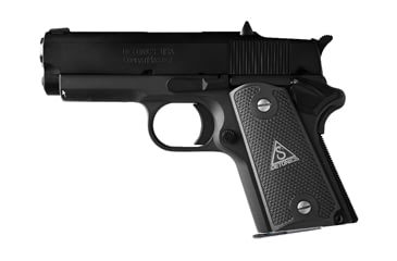 Image of Detonics Combat-Master Pistol, .45 ACP, 3in barrel, stainless steel frame, T-6 aircraft aluminum grip, recoil operated semi-automatic, standard GI, 6 round magazine, DCM-45-3-1-FRRMPG