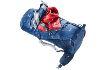 Image of Deuter Aircontact 50 + 10 SL Backpack - Womens, Steel/Midnight, 60L, 332021933990