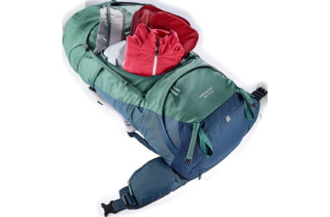 Image of Deuter Aircontact 60 + 10 SL Backpack, Seagreen/Marine, 60 + 10 Liter, 332042123370