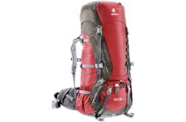 Image of Deuter Aircontact 60 + 10 SL Pack-Cranberry/Stone
