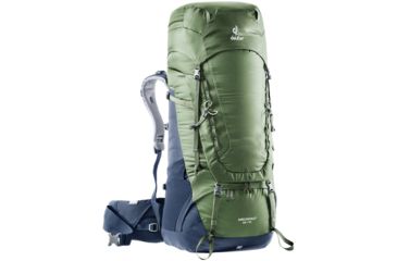 Image of Deuter Aircontact 65 + 10 Backpack - Mens, Khaki/Navy, 75L, 332051923250