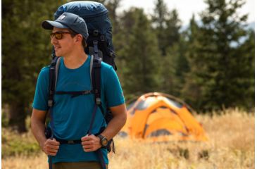 Image of Deuter Aircontact 75 + 10 Backpack - Mens, Midnight/Navy, 85L, 332071933650