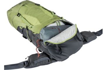 Image of Deuter Aircontact Lite 35 + 10 SL Backpack, Pistachio/Graphite, 35 + 10 Liter, 334022124350