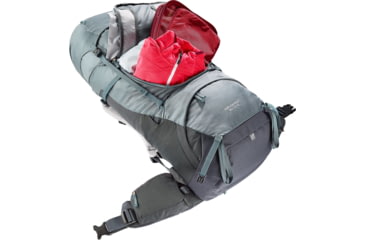 Image of Deuter Aircontact Lite 35 + 10 SL Backpack, Shale/Graphite, 35 + 10 Liter, 334022144120