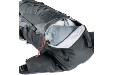 Image of Deuter Aircontact Lite 40 + 10 Backpack, Graphite/Black, 40 + 10 Liter, 334032147010