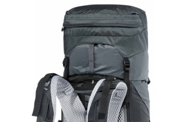 Image of Deuter Aircontact Lite 40 + 10 Backpack, Graphite/Black, 40 + 10 Liter, 334032147010