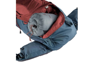 Image of Deuter Aircontact Lite 40 + 10 Backpack, Redwood/Arctic, 40 + 10 Liter, 334032153310