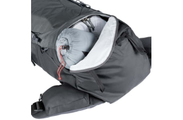 Image of Deuter Aircontact Lite 50 + 10 Backpack, Graphite/Black, 50 + 10 Liter, 334052147010