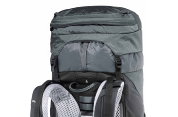 Image of Deuter Aircontact Lite 50 + 10 Backpack, Graphite/Black, 50 + 10 Liter, 334052147010