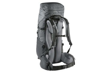 Image of Deuter Aircontact Lite 50 + 10 Backpack, Graphite/Black, 50 + 10 Liter, 334052147010