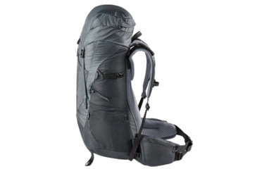 Image of Deuter Aircontact Lite 50 + 10 Backpack, Graphite/Black, 50 + 10 Liter, 334052147010