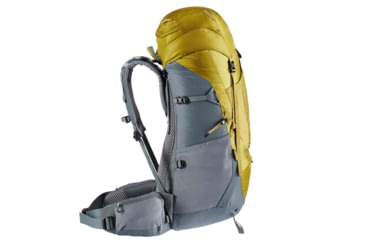Image of Deuter Aircontact Lite 50 + 10 Backpack, Turmeric/Teal, 50 + 10 Liter, 334052182050
