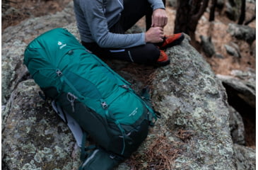 Image of Deuter Aircontact Lite Backpack 65L + 10, Alpinegreen/Forest, 434031822310