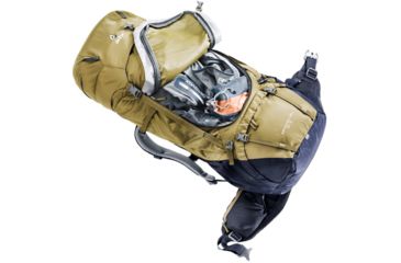 Image of Deuter Aircontact PRO 60 + 15 Backpack, Clay/Navy, 333012063130