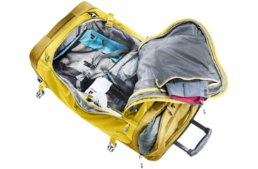 Image of Deuter Aviant Duffel Pro 90 - Unisex, Corn-Turmeric, 350122188010
