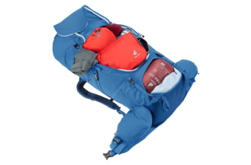 Image of Deuter Aircontact Core 50+10 Backpack, 50L, Baltic/Nightblue, 335132610150