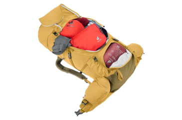 Image of Deuter Aircontact Core 50+10 Backpack, 50L, Savanna/Nori, 335132662160