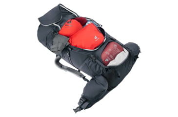 Image of Deuter Aircontact Core 50+10 Backpack, 50L, Black, 335132670000
