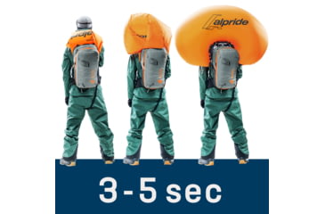 Image of Deuter Alproof Lite 22 Pack, Tin/Black, 22, 331012347020