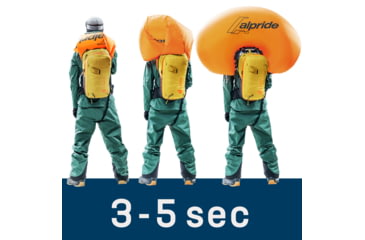 Image of Deuter Alproof Lite 22 Pack, Turmeric/Black, 22, 331012387060